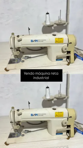 Máquina reta industrial