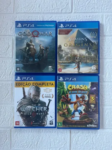 Jogos mídia física ps4 desapego