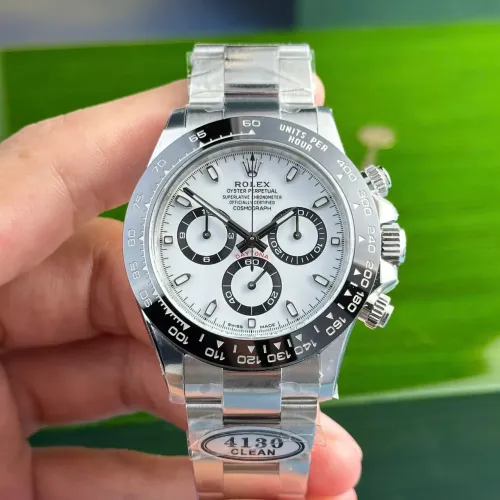 Relógio clean factory Daytona panda rolex 4131