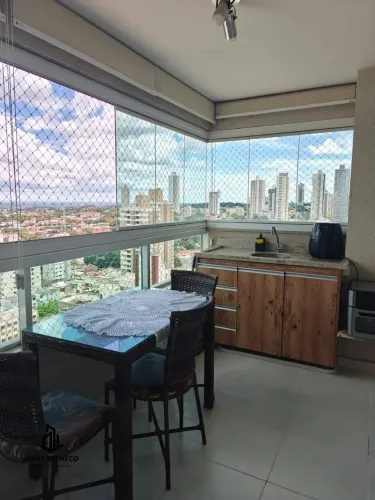 Apartamento- 3 suítes, 2 vagas, 80m²- Leste Universitário