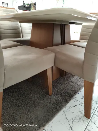 Mesa quadrada de jantar 8 CADEIRAS 