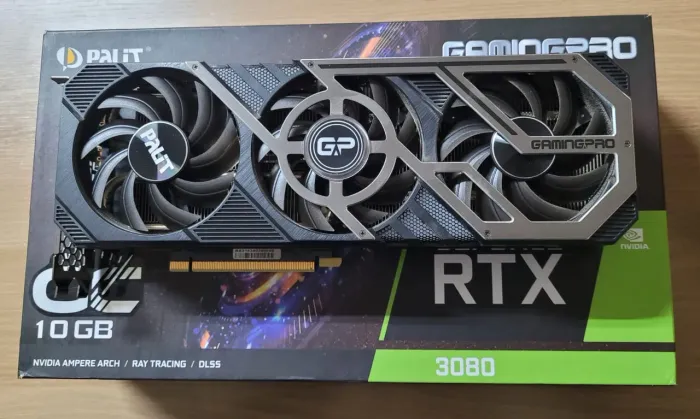 Placa de Vídeo Palit RTX 3080 Gaming Pro 10GB IMPECÁVEL