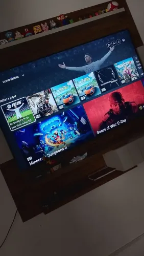 TV SAMSUNG 55 POLEGADAS 4K PERFEITA PARA JOGOS DIRETOS NA NUVEM,