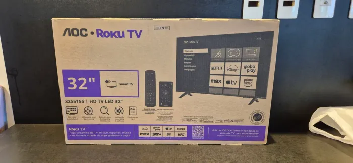TV SMART AOC 32" - 1 ANO GARANTIA