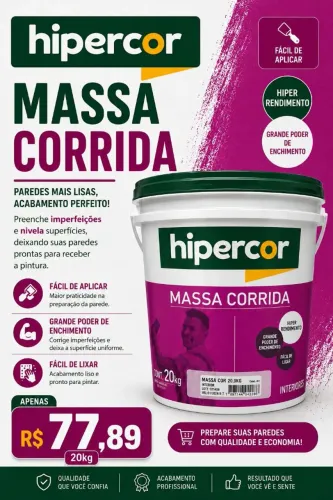 Massa corrida 20kg