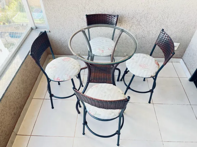 Conjunto mesa bistrô