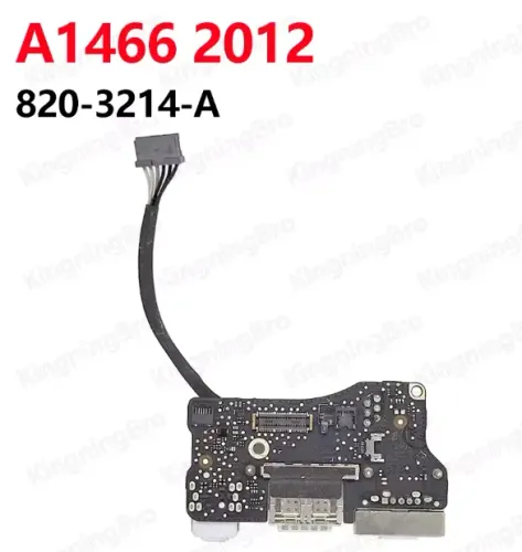 Placa de áudio de alimentação usb de carregamento e/s 820-3214-a | A1466 2012