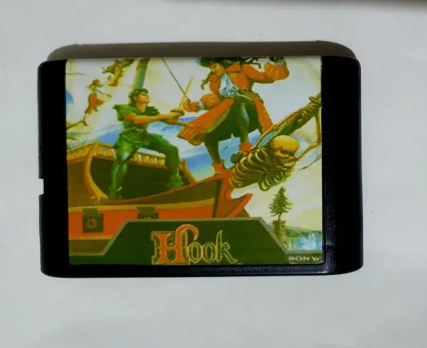 HOOK CAPITÃO GANCHO PARA MEGA DRIVE E SEGA GENESIS CARTUCHO EM EXCELENTE ESTADO RARIDADE