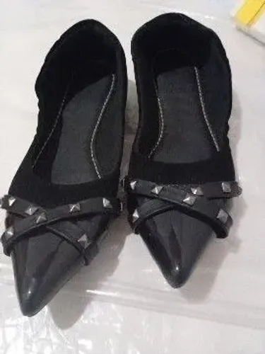 Sapato ? feminino preto bico fino