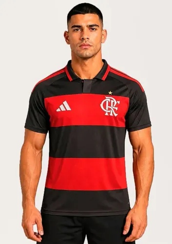Camisa do FLAMENGO ADIDAS OFICIAL, Padrão 1, Versão TORCEDOR