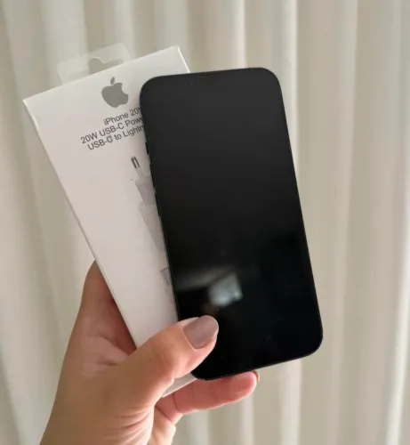 iPhone 13 Azul Escuro 128GB Original + Capinhas e Caixa Apple