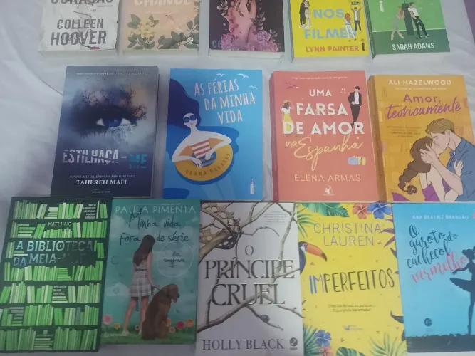 LIVROS DE ROMANCE - VALORES NA DESCRIÇÃO