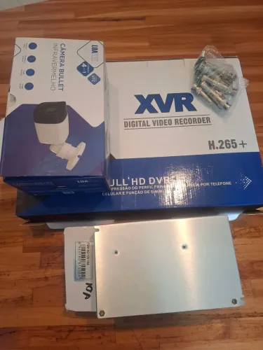 PRA SAIR HOJE DVR COM 8 ENTRADAS +CAMERA+FONTE