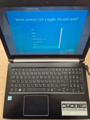 Notebook acer aspire 5 a515-51-55QD 8gb RAM SSD 1Tb i5 2.5 ghz