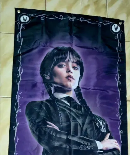 Bandeira Wandinha - Tudum (Netflix)