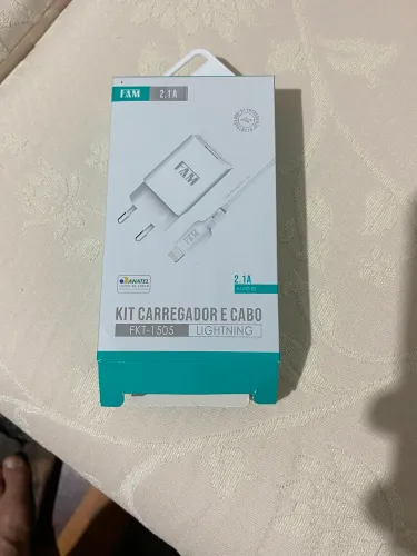 Carregador P/ celular - kit com cabo de 1metro