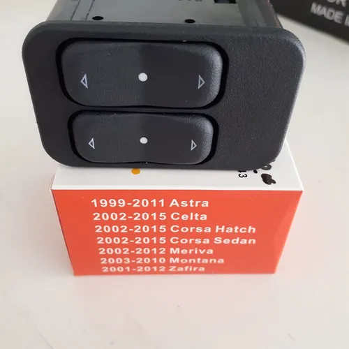 Botão para vidro elétrico duplo Astra.Celta.Corsa Hacth. Corsa Sedan. novo instalado 
