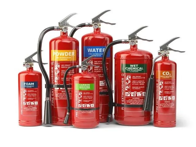 Manutenção e recarga de extintores de incêndio
