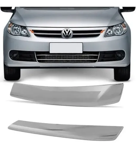 Apliques Moldura De Grade Cromada Volkswagen Gol G5 2008 à 2012