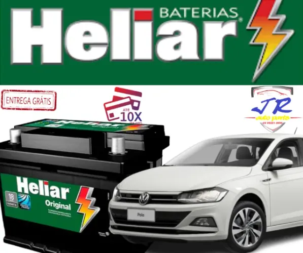 Bateria Heliar 60Ah 12v Automotivo