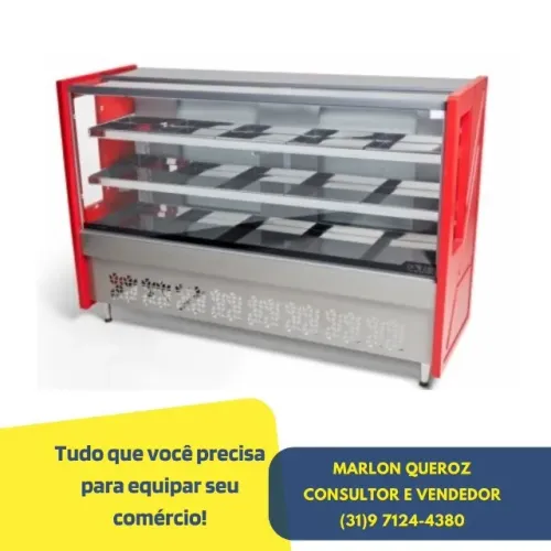 Balcao de Açougue Avicola Novo 15 Bandejas