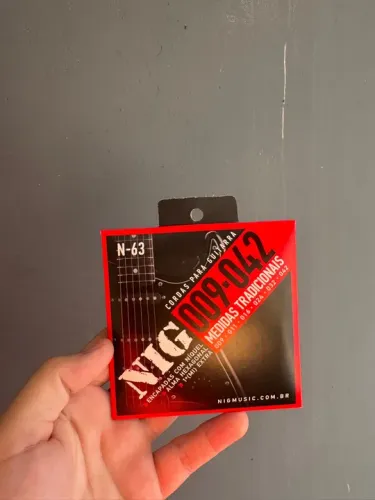 Cordas para Guitarra NIG 009-042 Medidas Tradicionais