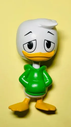 Ducktales - Luisinho Pato - boneco do sobrinho do Pato Donald - altura 5 cm