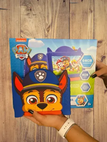 Lacrado Tablet Infantil Patrulha Canina Chase 64Gb+4Gb Tela 7', Wi-Fi, Bluetooth, Câmera