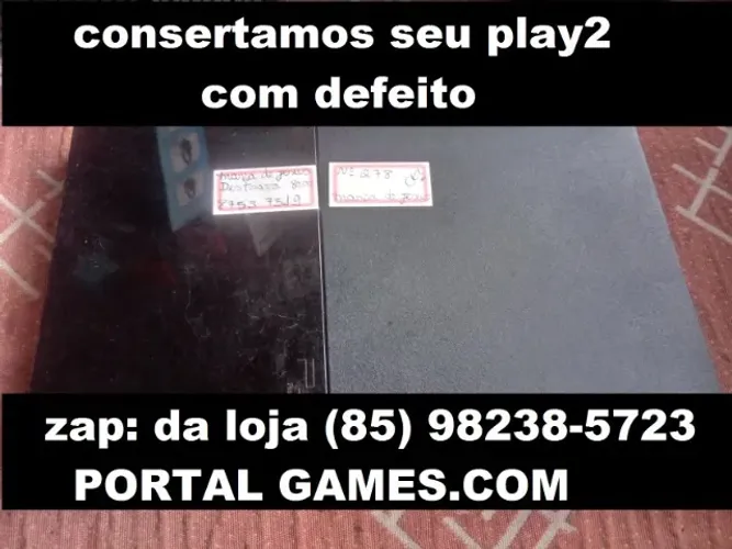 consertamos seu play 2 que esta com defeito orçamemto gratis 