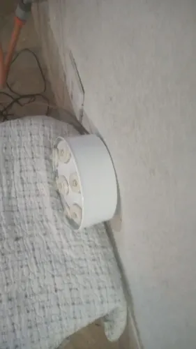 Spot sobrepor grande down light-190mm- aluminio branco reforcado -220 volts 