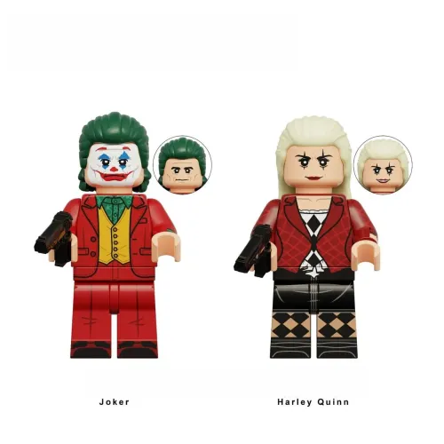  Miniaturas do Joker Folie à Deux minifigure blocos de montar 