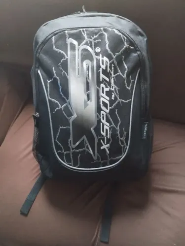 Mochila Chenson X-Sports Preta reforçada 100% poliéster nova zero