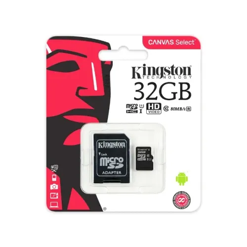 Cartão Memória Kingston Canvas Select Plus 32GB Classe10 Original