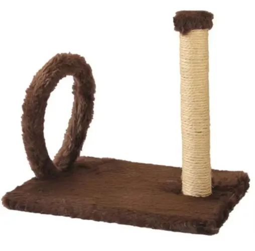 Arranhador Para Gatos Mini Poste Com Arco