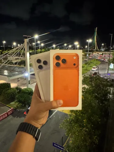 IPHONE 17 PRO MAX 256GB LARANJA, LOJA NO RIOMAR, ACEITAMOS O SEU USADO, FAÇA UPGRADE
