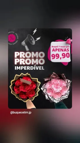 Vende Buquê de Flores Personalizadsos