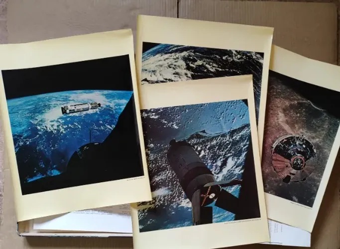 Box Com Fotos De Missões Espaciais - 1970 - Raríssimo!!!