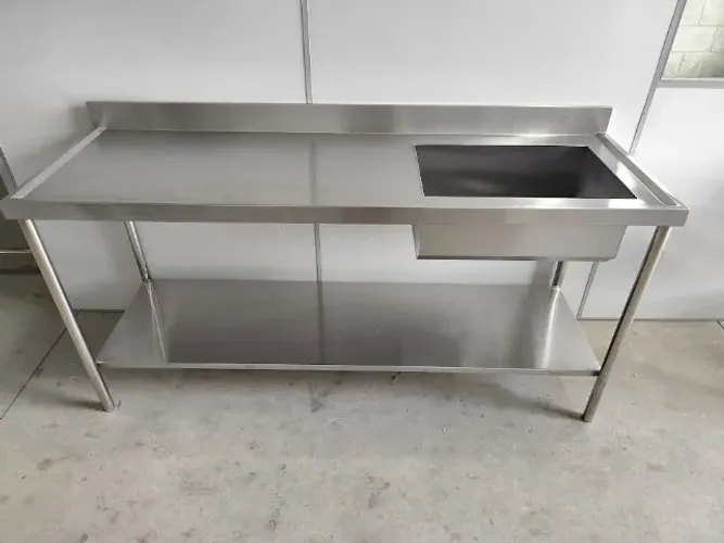Pia Industrial em Aço Inox - Projeto Personalizado Sob Medida