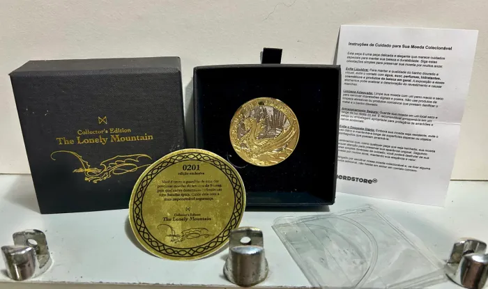 Moeda Colecionável O Hobbit - Lonely Moutain