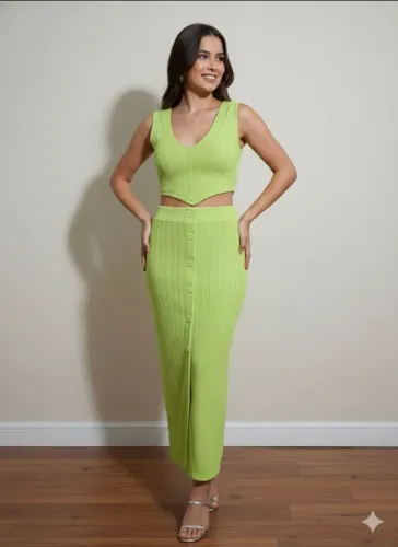 Conjunto verde neon