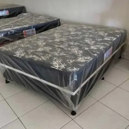 CAMA BOX DE CASAL - PRONTA ENTREGA - LACRADO DE FÁBRICA
