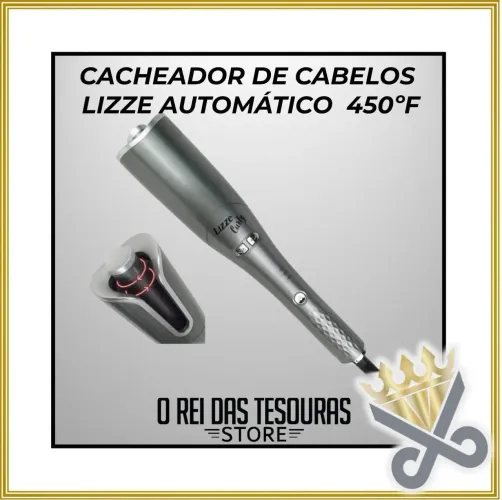 CACHEADOR DE CABELOS LIZZE AUTOMÁTICOO 450 ºF