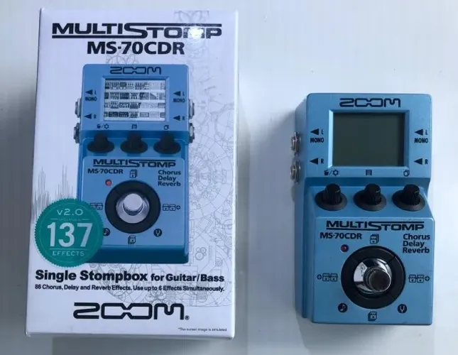 Pedal Multiefeito Zoom MS70-CDR