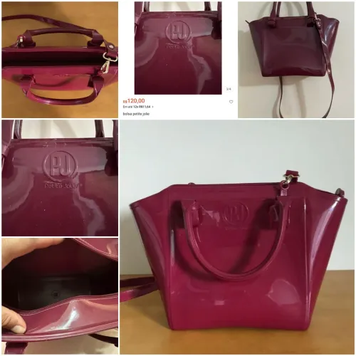 Bolsa petit Julie vinho