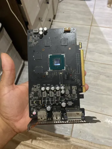 Placa de vídeo gtx 1050 ti quebrada 