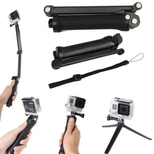 Bastão Suporte 3 em 1 Gopro