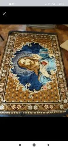 ABAIXOU Tapete Decorativo com Imagem de Jesus