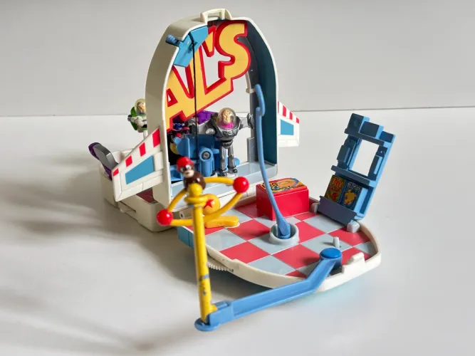 RARO Conjunto Polly Pocket Toy Story Buzz Lightyear Nave Espacial - COMPLETO