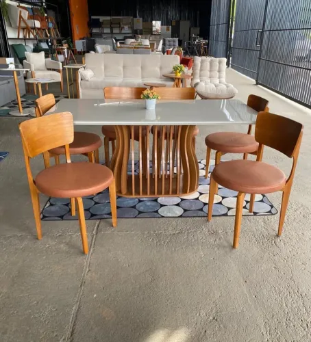 Mesa de Jantar 6 Lugares Pronta Entrega 180x90 