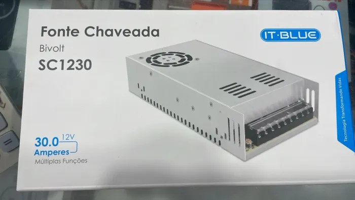 Fonte Chaveada 12V 30A 20A 40A 50A IT-BLUE SC1230